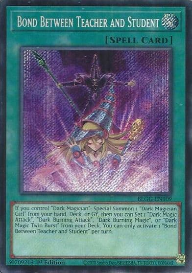 Bond Between Teacher and Student Battles of Legend: Glorious Gallery Yu-Gi-Oh! card