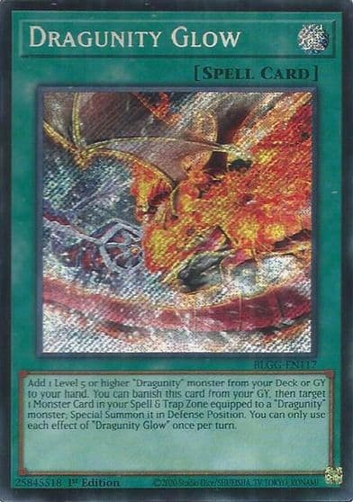 Dragunity Glow Battles of Legend: Glorious Gallery Yu-Gi-Oh! card