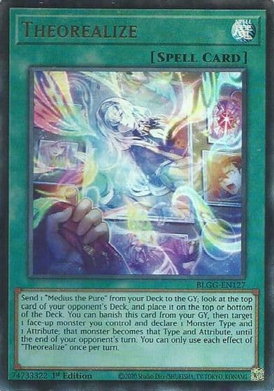 Theorealize Battles of Legend: Glorious Gallery Yu-Gi-Oh! card