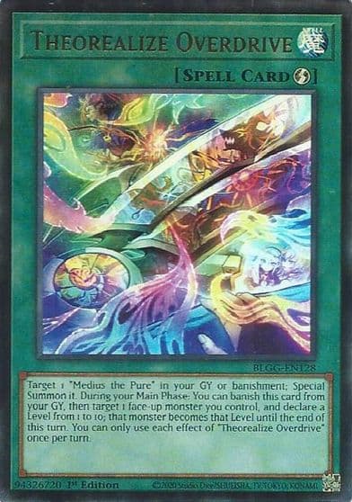 Theorealize Overdrive Battles of Legend: Glorious Gallery Yu-Gi-Oh! card