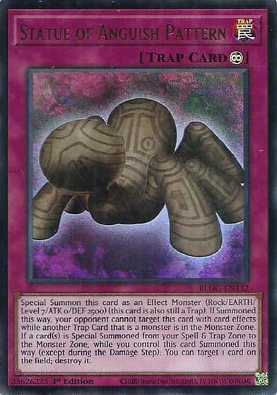 Statue of Anguish Pattern Battles of Legend: Glorious Gallery Yu-Gi-Oh! card