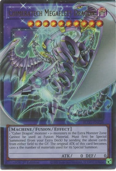 Chimeratech Megafleet Dragon Battles of Legend: Glorious Gallery Yu-Gi-Oh! card