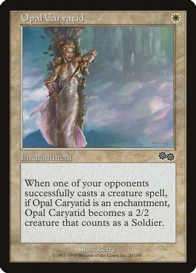Opal Caryatid Urza's Saga Magic card