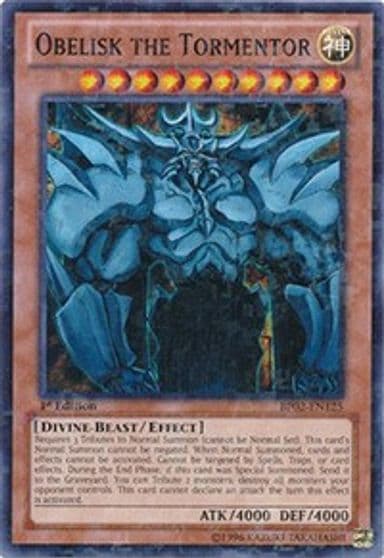 Obelisk the Tormentor Mosaic Rare Battle Pack 2: War of the Giants Yu-Gi-Oh! card