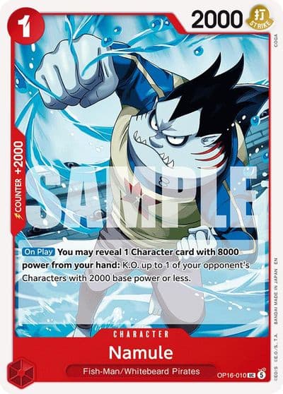 Namule The Time of Battle One Piece card