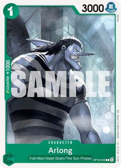 Arlong The Time of Battle One Piece card