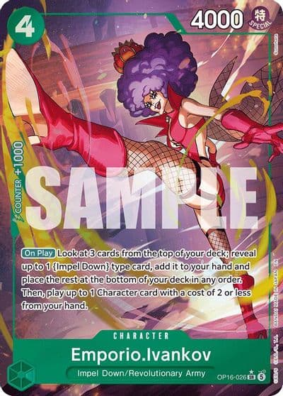 EmporioIvankov 026 Alternate Art The Time of Battle One Piece card