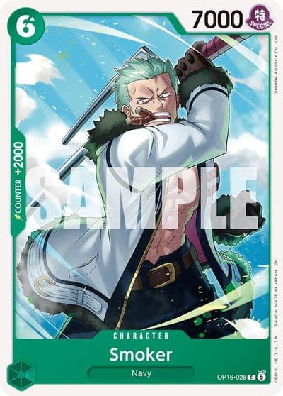 Smoker The Time of Battle One Piece card