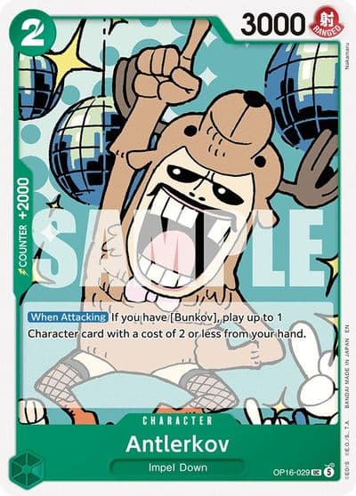 Antlerkov The Time of Battle One Piece card