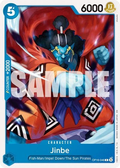 Jinbe 046 The Time of Battle One Piece card