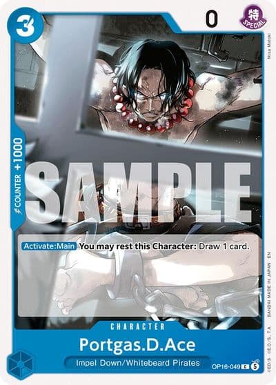 PortgasDAce 049 The Time of Battle One Piece card
