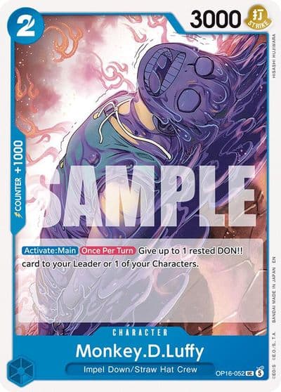 MonkeyDLuffy 052 The Time of Battle One Piece card