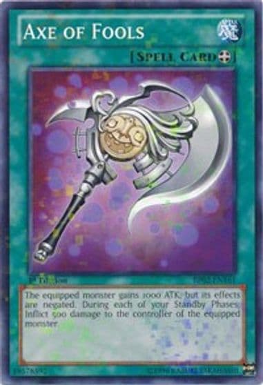 Axe of Fools Mosaic Rare Battle Pack 2: War of the Giants Yu-Gi-Oh! card