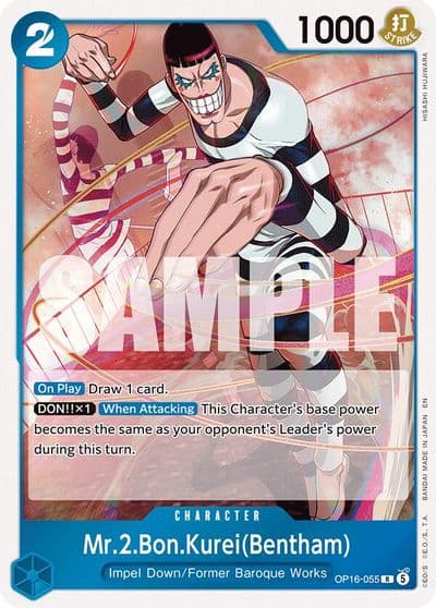 Mr2BonKureiBentham 055 The Time of Battle One Piece card
