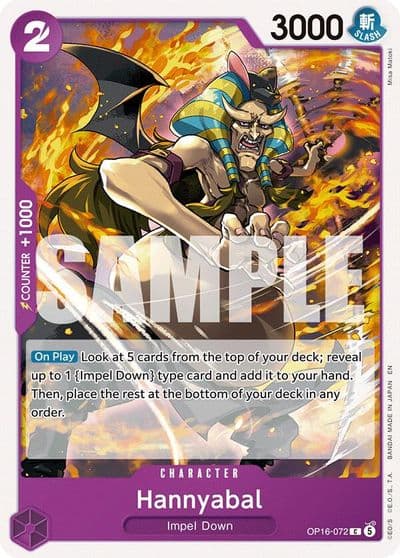 Hannyabal The Time of Battle One Piece card