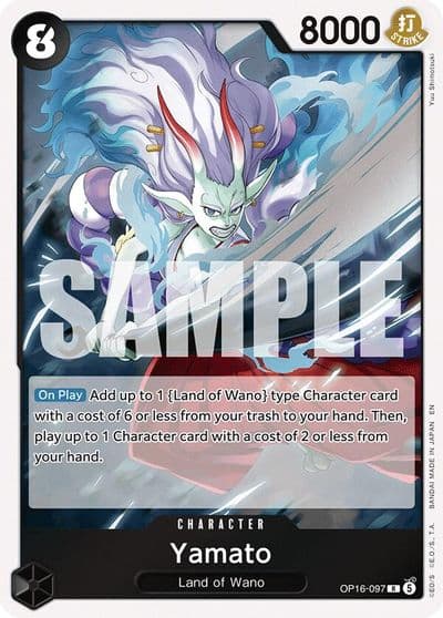 Yamato 097 The Time of Battle One Piece card