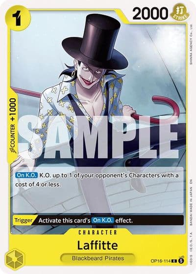Laffitte The Time of Battle One Piece card