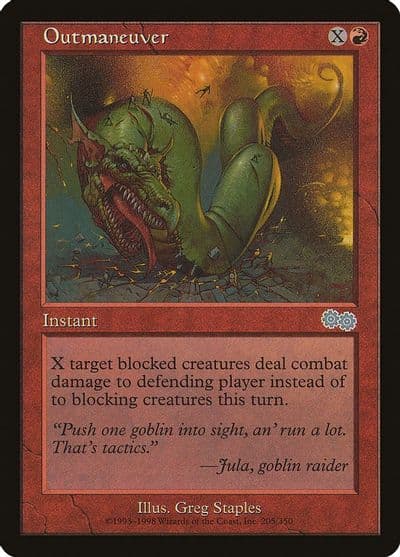 Outmaneuver Urza's Saga Magic card