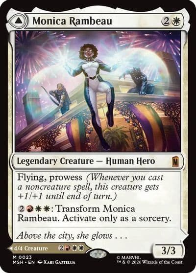 Monica Rambeau Marvel Super Heroes Magic card