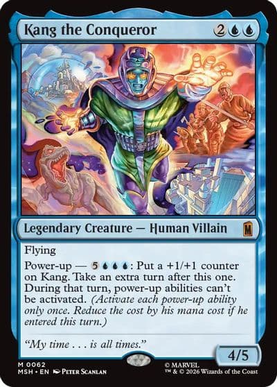 Kang the Conqueror Marvel Super Heroes Magic card