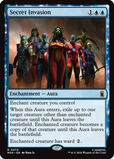 Secret Invasion Marvel Super Heroes Magic card