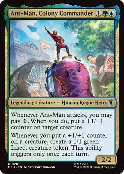 Ant Man Colony Commander Marvel Super Heroes Magic card