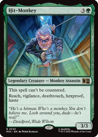 Hit Monkey Commander: Marvel Super Heroes Magic card
