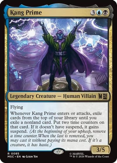 Kang Prime Commander: Marvel Super Heroes Magic card