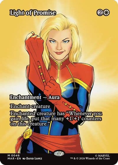 Light of Promise Borderless Marvel Universe Eternal-Legal Magic card