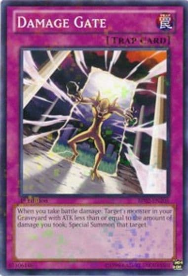Damage Gate Mosaic Rare Battle Pack 2: War of the Giants Yu-Gi-Oh! card