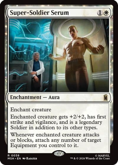 Super Soldier Serum Marvel Super Heroes Magic card