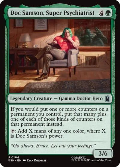Doc Samson Super Psychiatrist Marvel Super Heroes Magic card