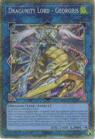 Dragunity Lord Georgius Starlight Rare Battles of Legend: Glorious Gallery Yu-Gi-Oh! card