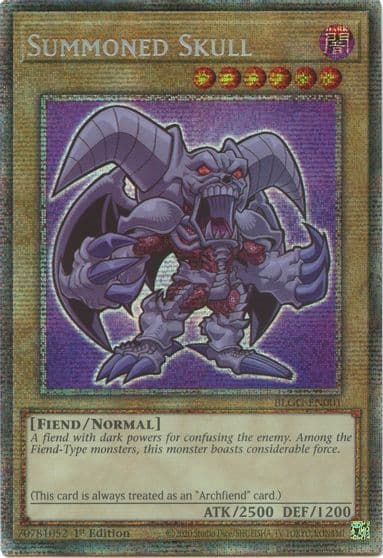 Summoned Skull Starlight Rare Battles of Legend: Glorious Gallery Yu-Gi-Oh! card