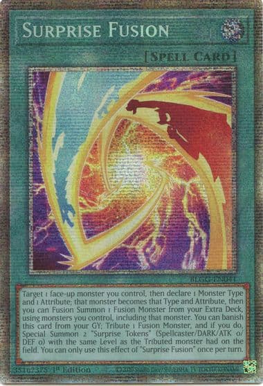 Surprise Fusion Starlight Rare Battles of Legend: Glorious Gallery Yu-Gi-Oh! card
