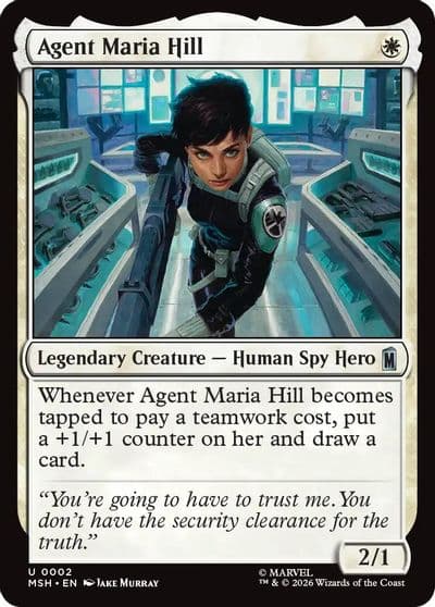 Agent Maria Hill Marvel Super Heroes Magic card