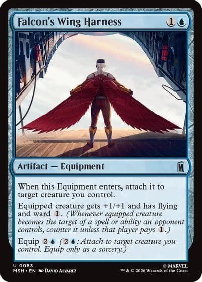 Falcons Wing Harness Marvel Super Heroes Magic card