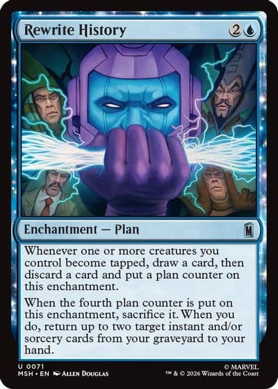 Rewrite History Marvel Super Heroes Magic card