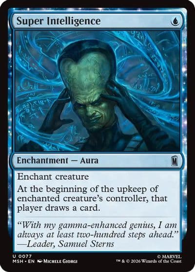 Super Intelligence Marvel Super Heroes Magic card