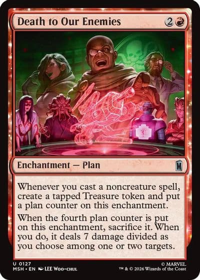 Death to Our Enemies Marvel Super Heroes Magic card
