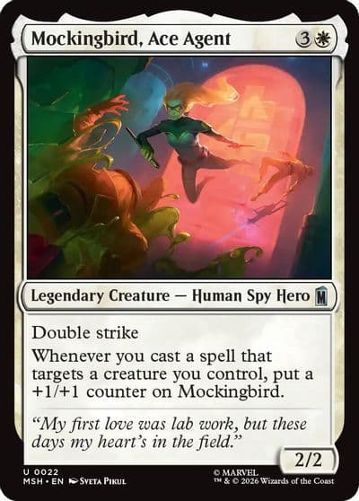 Mockingbird Ace Agent Marvel Super Heroes Magic card