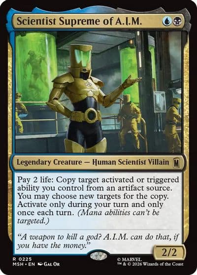 Scientist Supreme of AIM Marvel Super Heroes Magic card