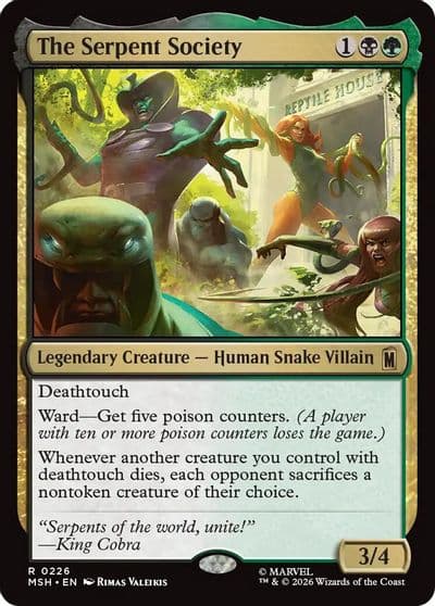 The Serpent Society Marvel Super Heroes Magic card