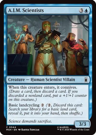 AIM Scientists Marvel Super Heroes Magic card