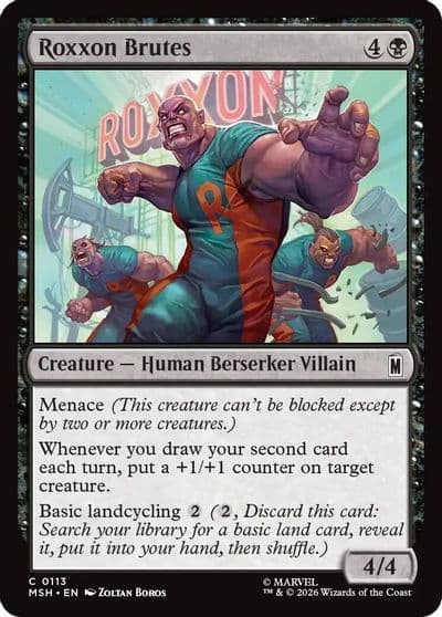 Roxxon Brutes Marvel Super Heroes Magic card