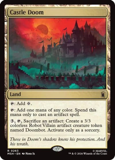 Castle Doom Marvel Super Heroes Magic card