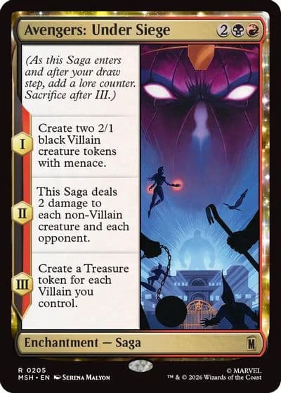 Avengers Under Siege Marvel Super Heroes Magic card