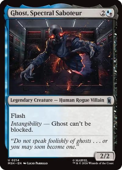 Ghost Spectral Saboteur Marvel Super Heroes Magic card