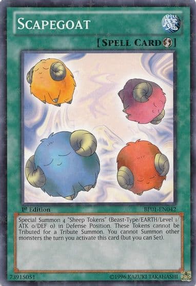 Scapegoat Starfoil Battle Pack: Epic Dawn Yu-Gi-Oh! card