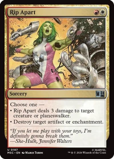 Rip Apart Commander: Marvel Super Heroes Magic card